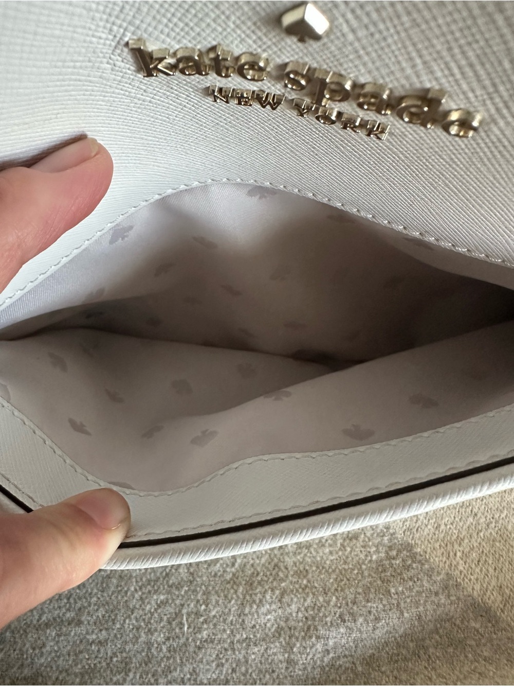 kate spade New York Staci straw medium satchel in white dove - Picture 5 of 15